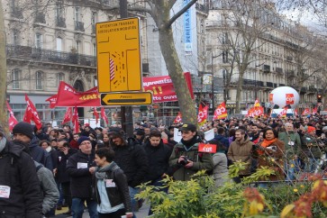 احتجاجات في فرنسا ضد قانون العمل- ارشيف