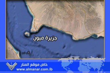 خريطة جزيرة ميون - اليمن