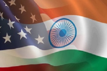 علم الهند والولايات المتحدة الاميركية