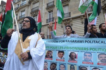 تظاهرة مناصرة للقضية الصحراوية في باريس