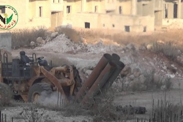 مسلحون يقصفون حي الشيخ مقصود في حلب - ارشيف