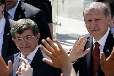 رجب طيب أردوغان وأحمد داوود أوغلو