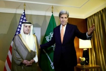 وزير الخارجية السعودي عادل الجبير ونظيره الأمريكي جون كيري