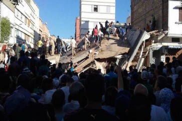انهيار بناية في الدار البيضاء