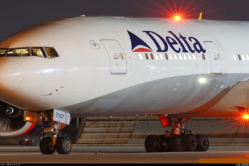 شركة دلتا الاميركية للطيران تعلن عدم قدرة طائراتها على التحليق بسبب عطل في الانظمة الالكترونية