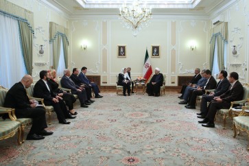 روحاني لدى استقباله رئيسة مجلس الشعب السوري