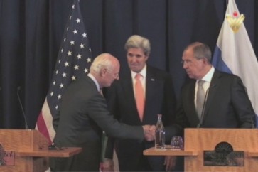 أعلن وزيرا الخارجية الروسي سيرغي لافروف والاميركي جون كيري عن خطةٍ للهدنةِ في سوريا