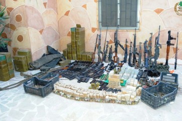 الجيش اللبناني_مخزن اسلحة