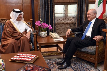 وزير الخارجية القطري يزور بري