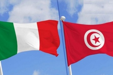 علم تونس وايطاليا