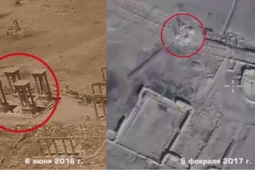 الدفاع الروسية: “داعش” يسعى لتدمير آثار تدمر المتبقية