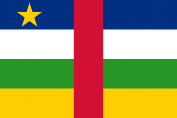 علم جمهورية افريقيا الوسطى