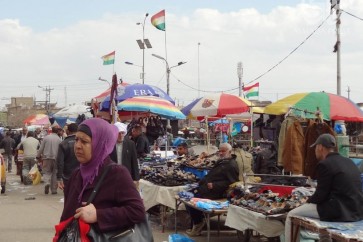 أحد أسواق كركوك في كردستان العراق