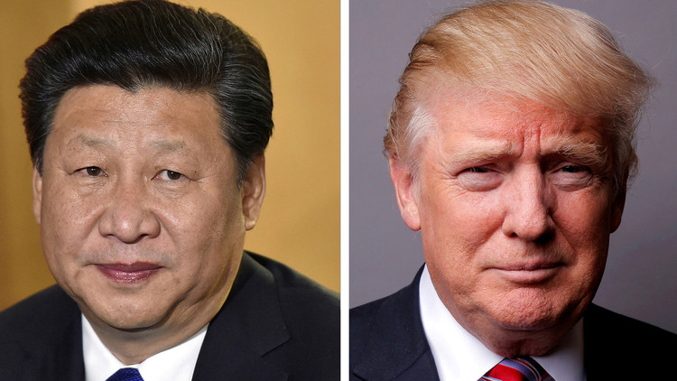 الرئيسان الأمريكي دونالد ترامب ونظيره الصيني شي جين بينغ