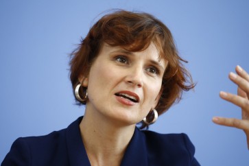 كاتيا كيبينغ رئيسة حزب اليسار الألماني المعارض