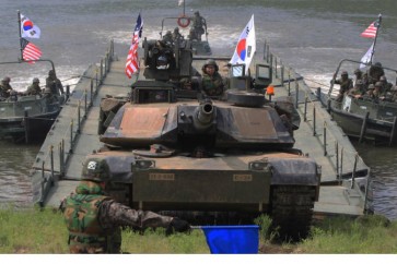 مناورات عسكرية مشتركة اميركية كورية