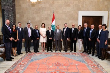 استقبال الرئيس عون وفد الجمعية اللبنانية لامراض الدم ونقل الدم