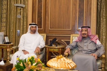 الملك سلمان بن عبدالعزيز و الشيخ محمد بن زايد آل نهيان
