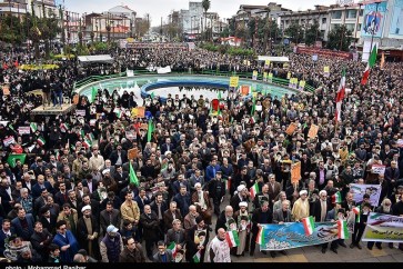 مسيرات شعبية مؤيدة لنظام الجمهورية الاسلامية