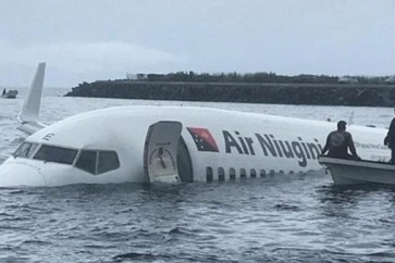 سقوط طائرة في جزر مايكرونيزيا