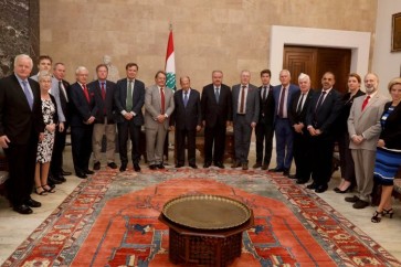 الرئيس عون خلال استقباله وفدا من "مجموعة الصداقة مع لبنان" في مجلسي العموم واللوردات البريطانيين