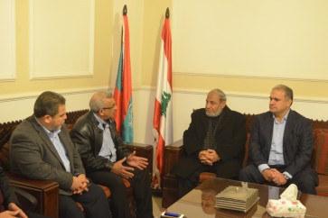 أسامة سعد استقبل وفدا من حماس برئاسة الزهار