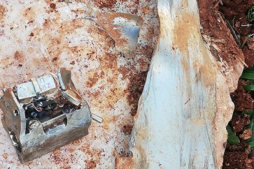 العثور على بقايا صاروخ في وادي حوش الغنم زحلة