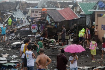 اعصار يضرب الفيليبين