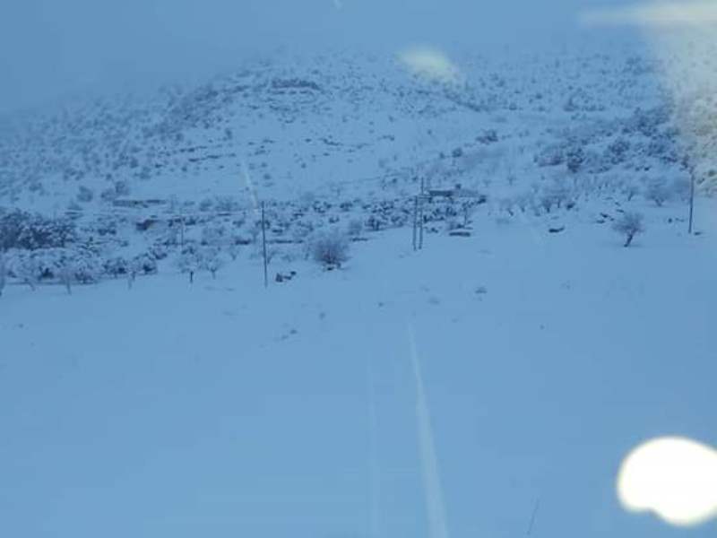 الثلوج في الهرمل عزلت بعض القرى