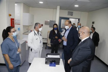 وزير الصحة في افتتاح قسم كورونا في مستشفى بيروت الحكومي