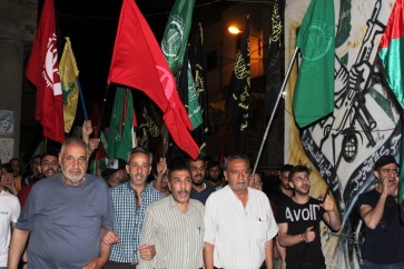 احتفالات ومسيرة في بعلبك فجرا ابتهاجا بانتصار غزة