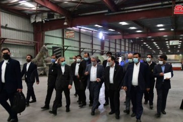 الوفد الايراني في المصانع السورية
