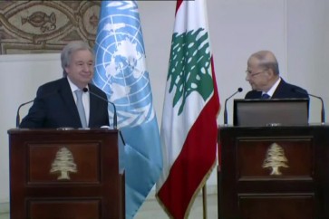 لبنان الرئيس عون وغوتيريش يؤكدان أهمية العملية الانتخابية ... حلول للأزمات المتلاحقة - snapshot 256.63