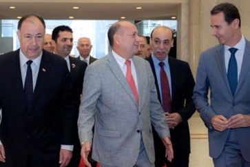 الرئيس الاسد يستقبل رئيس مجلس شيوخ الباراغواي اوسكار روبن فرنانديز