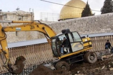 حفريات الاحتلال الصهيوني في محيط المسجد الأقصى