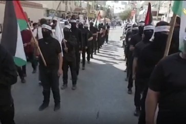 مسيرة في غزة دعما لعرين الاسود في نابلس
