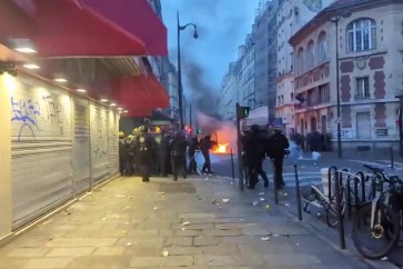 اشتباكات عنيفة بين الشرطة الفرنسية ومتظاهرين أكراد في باريس