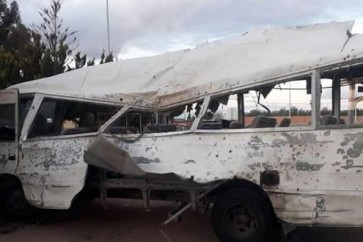 إصابة 15 عنصراً من قوى الأمن الداخلي جراء استهداف حافلتهم بعبوة ناسفة على طريق دمشق درعا