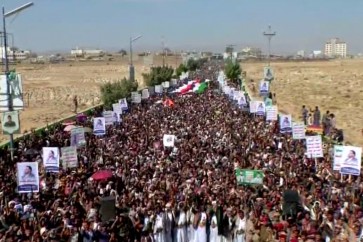 اليمن مسيرة جماهيرية حاشدة في صعدة تحذيرًا لقوى التحالف وتضامناً مع الشعب الفلسطيني.00_01_31_05.Still001
