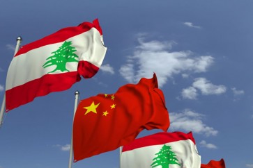 علم لبنان والصين
