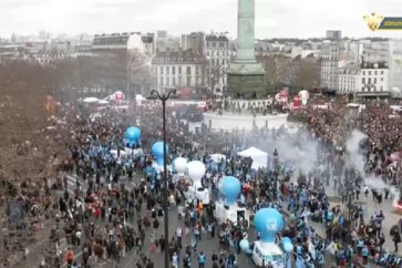 استمرار الاحتجاجات الشعبية في فرنسا على خلفية قانون التقاعد