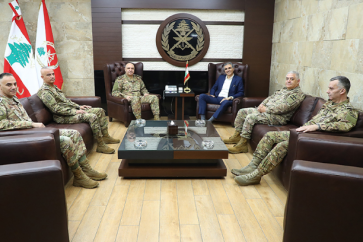 قائد الجيش استقبل رئيس محكمة التمييز العسكرية