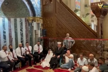 المولد النبوي الشريف في المسجد الاقصى